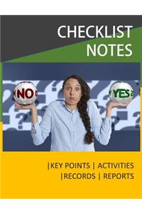 Checklist Notes