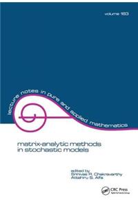 Matrix-Analytic Methods in Stochastic Models