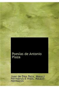 Poesías de Antonio Plaza