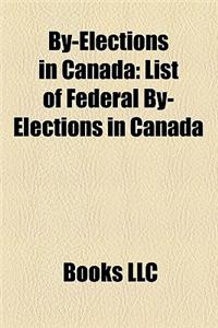 By-Elections in Canada