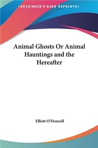Animal Ghosts or Animal Hauntings and the Hereafter