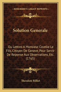 Solution Generale