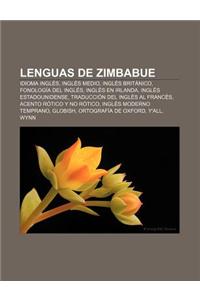Lenguas de Zimbabue: Idioma Ingles, Ingles Medio, Ingles Britanico, Fonologia del Ingles, Ingles En Irlanda, Ingles Estadounidense