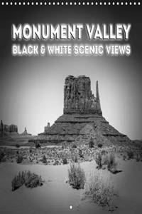 Monument Valley - Black & White Scenic Views 2017