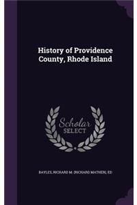 History of Providence County, Rhode Island
