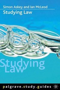 Studying Law (Palgrave Study Guides)