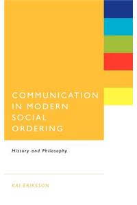Communication in Modern Social Ordering
