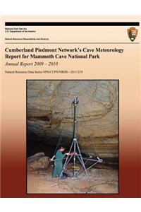 Cumberland Piedmont Network's Cave Meteorology Report for Mammoth Cave National Park