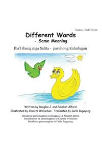 Different Words - Same Meaning Tagalog Trade Version