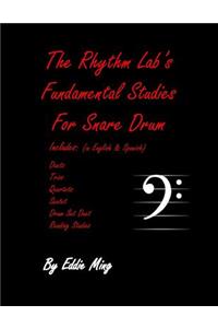 The Rhythm Lab's Fundamental Studies For Snare Drum by Eddie Ming