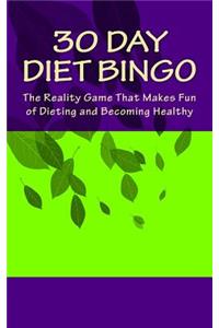 30 Day Diet Bingo