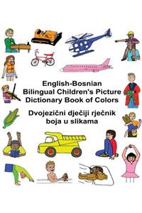 English-Bosnian Bilingual Children's Picture Dictionary Book of Colors