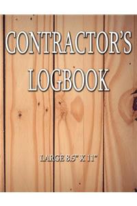 Contractor's Logbook - Large 8.5