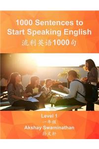 1000 Sentences to Start Speaking English