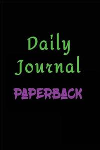 Daily Journal Paperback