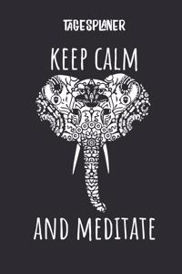 Tagesplaner mit Elefant als Mandala