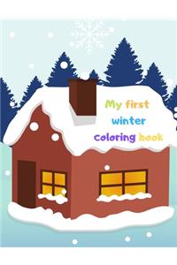 My First Winter Coloring Book