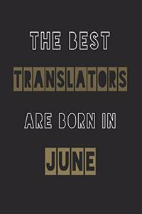 The Best translators are born in June journal