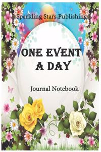 One Event A Day Journal Notebook