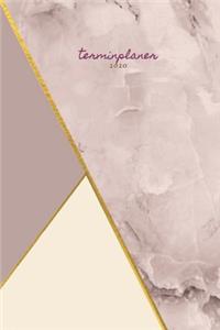 Terminplaner 2020 beige altrosa