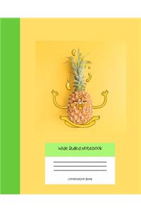 Wide Ruled Notebook Composition Book