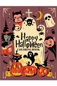 Happy Halloween Coloring Book