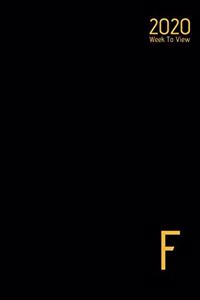 Personalised 2020 Diary Week To View Planner