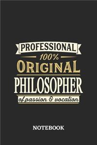 Professional Original Philosopher Notebook of Passion and Vocation: 6x9 inches - 110 blank numbered pages - Perfect Office Job Utility - Gift, Present Idea