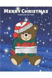 Merry Christmas NOTEBOOK for kids