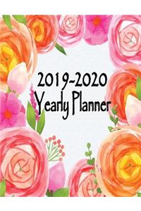 2019-2020 Yearly Planner: 2019-2020 Calendar Planner: Two Year Calendar: Yearly For Jan 2019 - Dec 2020, Daily Weekly And Monthly For Your Long Term Plan Agenda Blank Composi