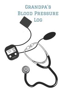 Grandpa's Blood Pressure Log