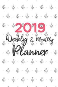 2019 Planner Weekly and Monthly