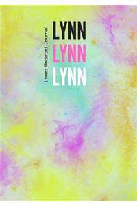 Lynn Lynn Lynn Lined Undated Journal