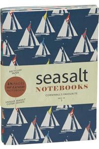 Seasalt: Sailaway Large Paperback Notebooks (pack of 3)