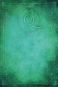 Monogram Q Blank Book