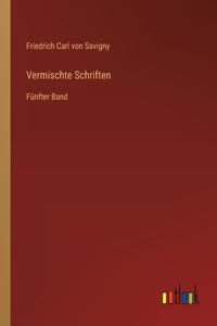 Vermischte Schriften