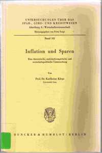 Inflation Und Sparen