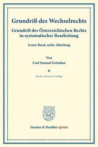 Grundriss Des Wechselrechts