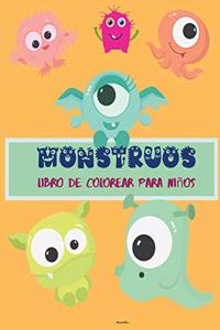 Monstruos libro para colorear para niños