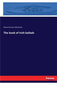 book of Irish ballads