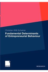 Fundamental Determinants of Entrepreneurial Behaviour