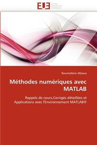 Méthodes Numériques Avec MATLAB