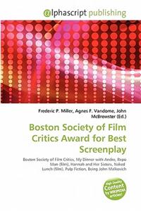 Boston Society of Film Critics Award for Best Screenplay