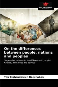 On the differences between people, nations and peoples