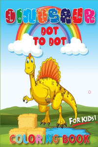 Dinosaur Dot To Dot Coloring Book For Kids