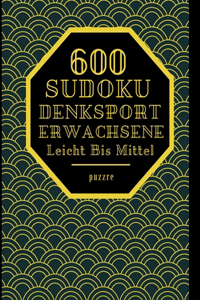 600 Sudoku Denksport Erwachsene Leicht Bis Mittel