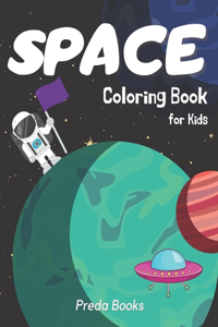 Space Coloring Book for Kids