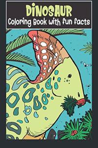 Dinosaur Coloring Book with fun facts
