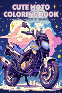 Cute Moto Coloring Book