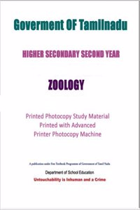 12th Std Zoology Science English Medium Tamilnadu State Board Syllabus